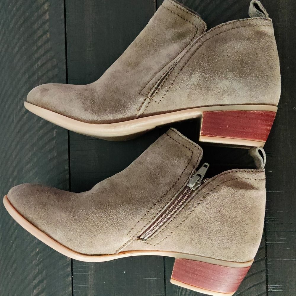Suede Booties - image 2